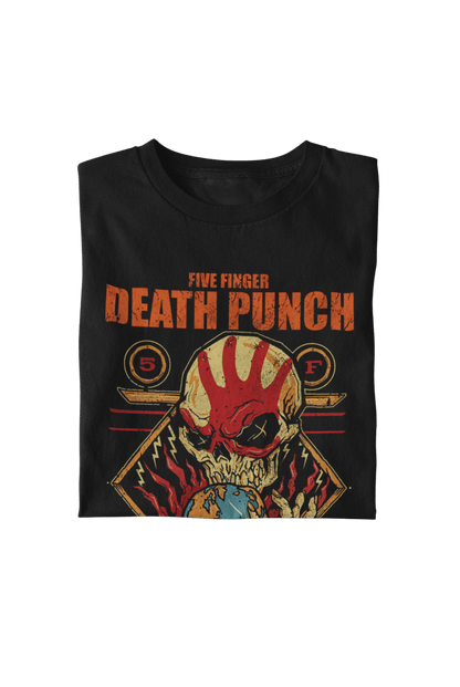 Five Finger Death Punch - Hand Skull Logo T Shirt
