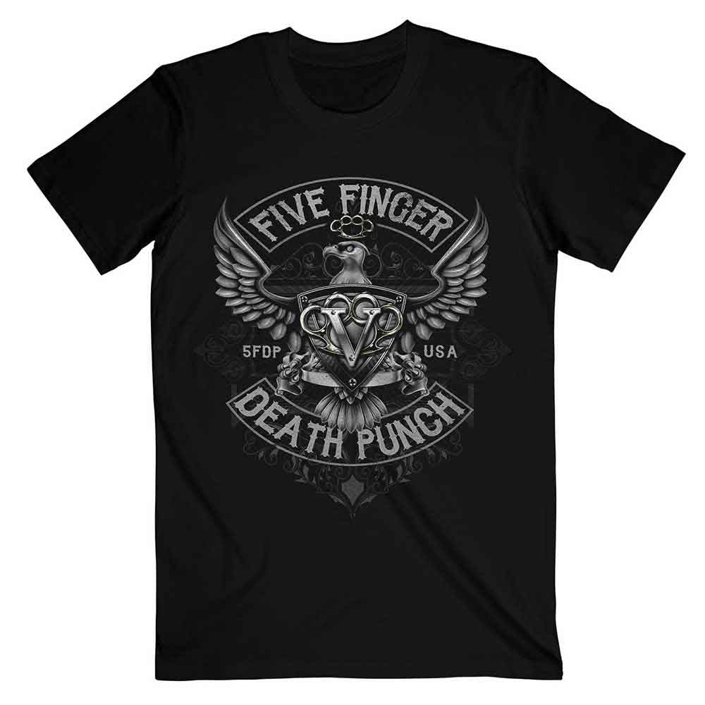 Five Finger Death Punch Howe Eagle Crest Mens T Shirt
