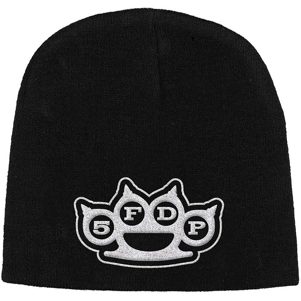 Five Finger Death Punch Knuckles Beanie Hat Black