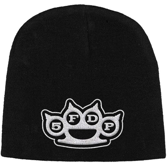 Five Finger Death Punch Knuckles Beanie Hat Black