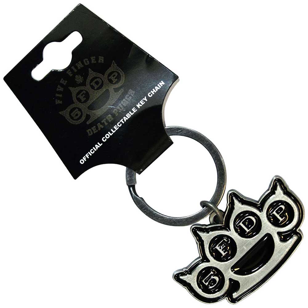 Five Finger Death Punch Knuckles Cut-Out Keychain