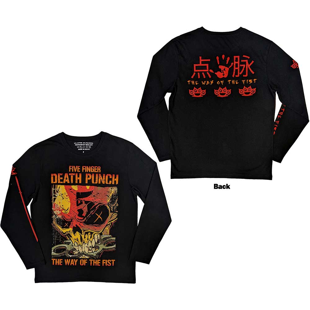 Five Finger Death Punch The Way Of The Fist Long Sleeve Shirt