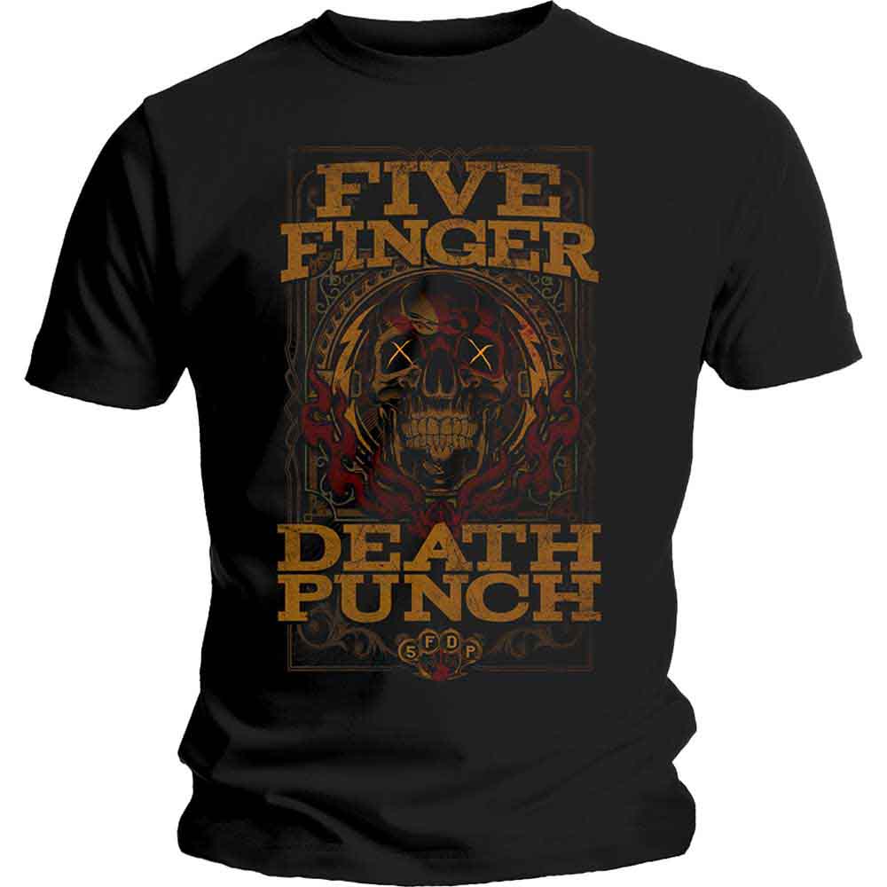 Five Finger Death Punch Wanted Mens T Shirt