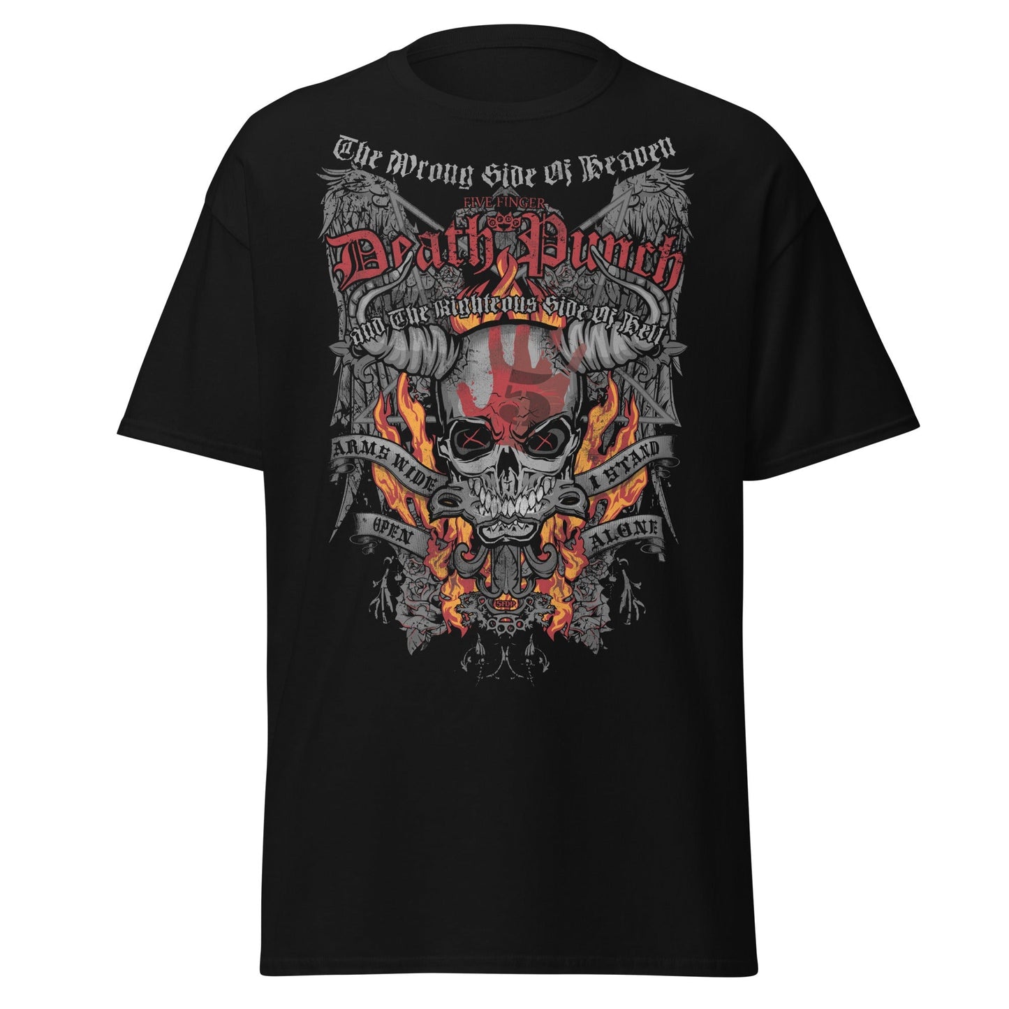 Five Finger Death Punch - Wrong or Righteous Jumbo Print T Shirt