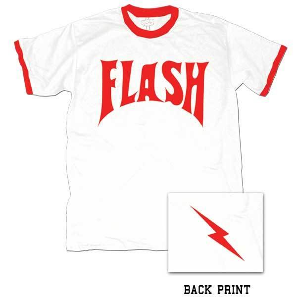 Flash Gordon Logo Red Ringer T Shirt
