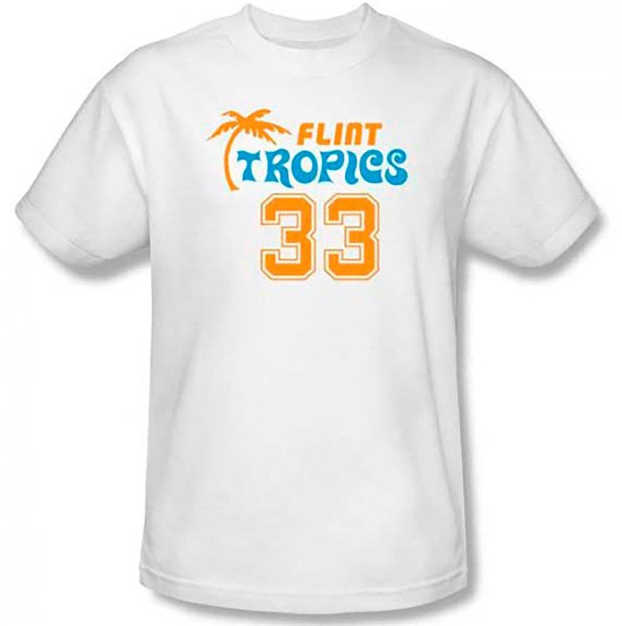 Flint Tropics 33 Jackie Moon White T Shirt