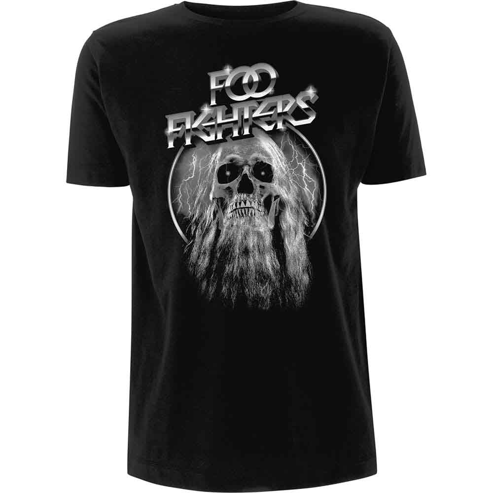 Foo Fighters Bearded Skull Mens T Shirt