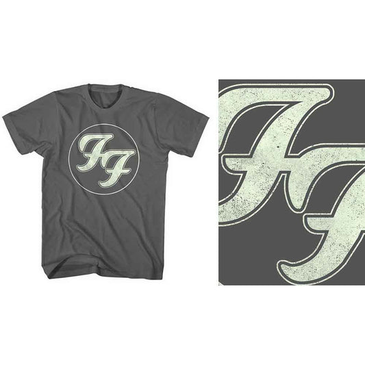 Foo Fighters Gold FF Logo Mens T Shirt