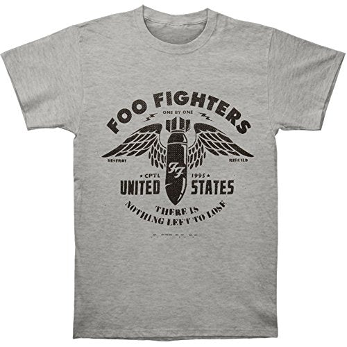 Foo Fighters Nothing Left to Lose Officially Licensed Mens T Shirt Grey