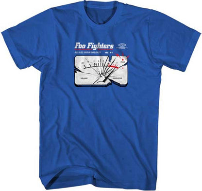 Foo Fighters Reel to Reel Officially Licensed Mens T Shirt Blue