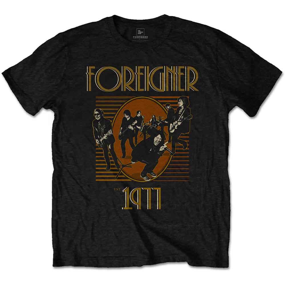 Foreigner Est. 1977 Mens T Shirt