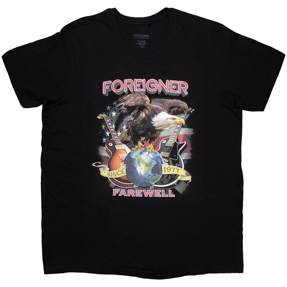 Foreigner Farewell Eagle Mens T Shirt