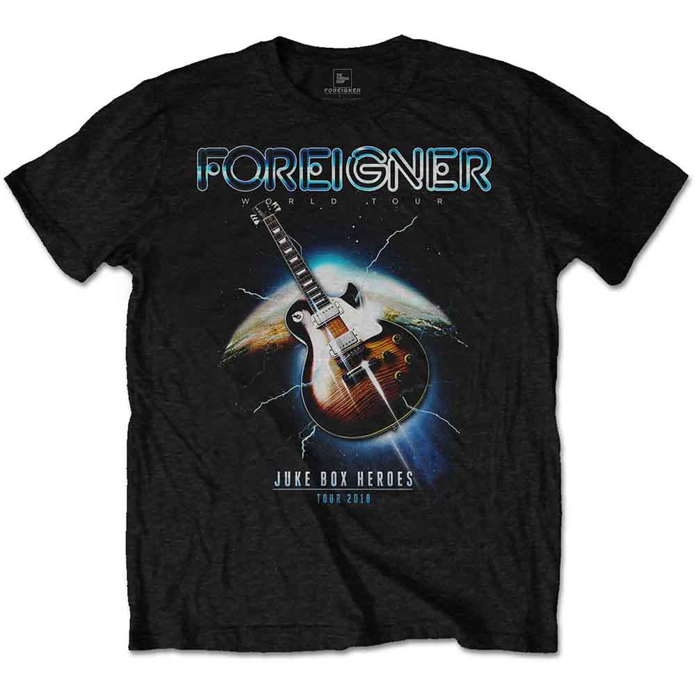 Foreigner Juke Box Heroes Mens T Shirt