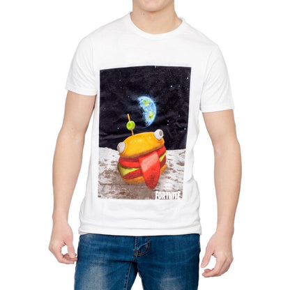 Fortnite Durrr Burger Space Adult White T Shirt