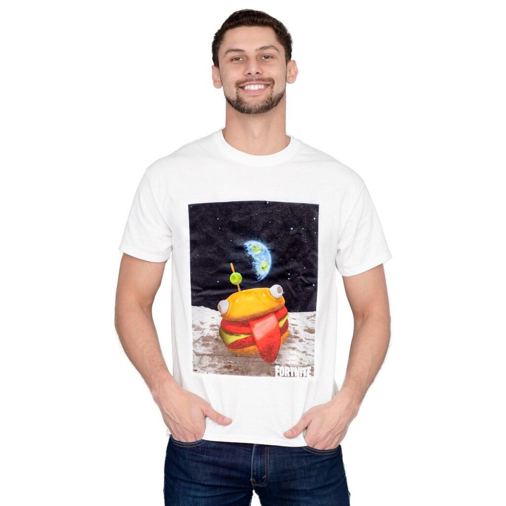 Fortnite Durrr Burger Space Adult White T Shirt