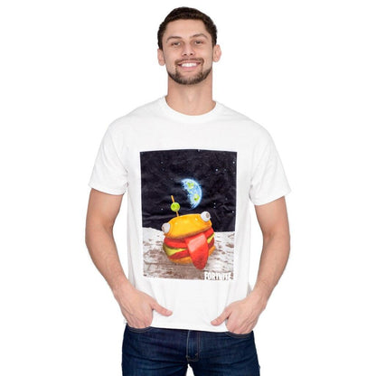 Fortnite Durrr Burger Space Adult White T Shirt