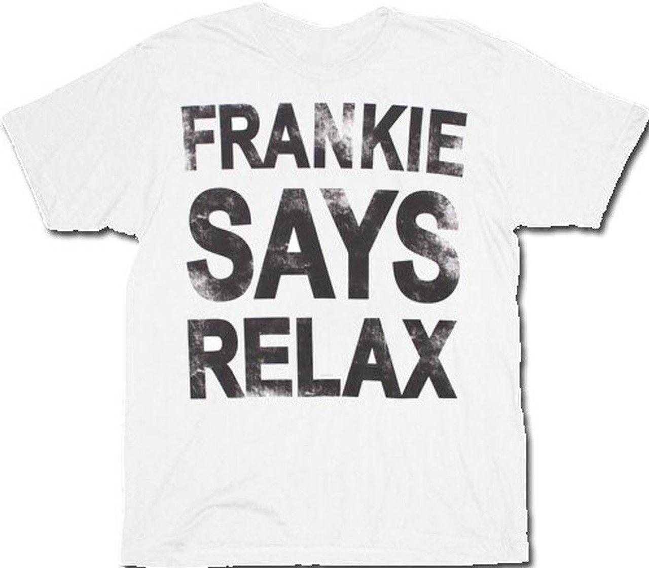 Frankie Says Relax Distressed T Shirt Tee