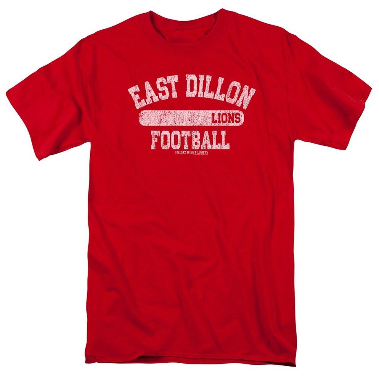 Friday Night Lights Dillion Lions Football Red T Shirt