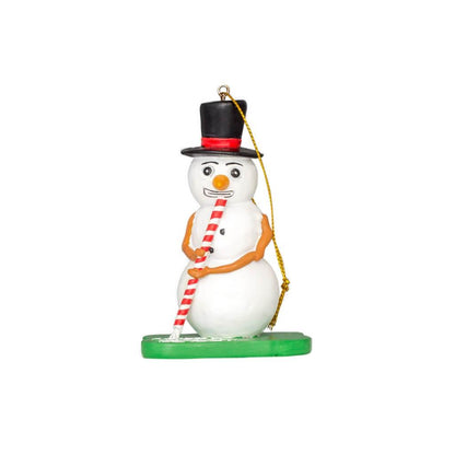 Frosty the Chemically Dependent Funny Christmas Tree Ornament