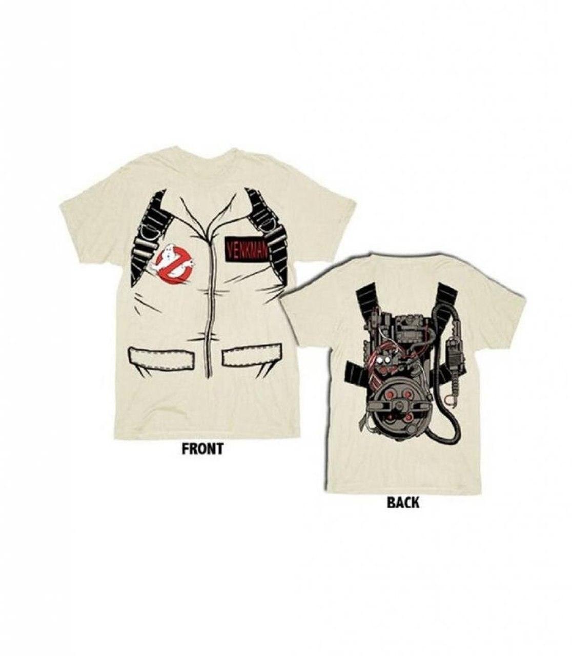 Full Venkman's Costume with Backpack Print T Shirt Tee