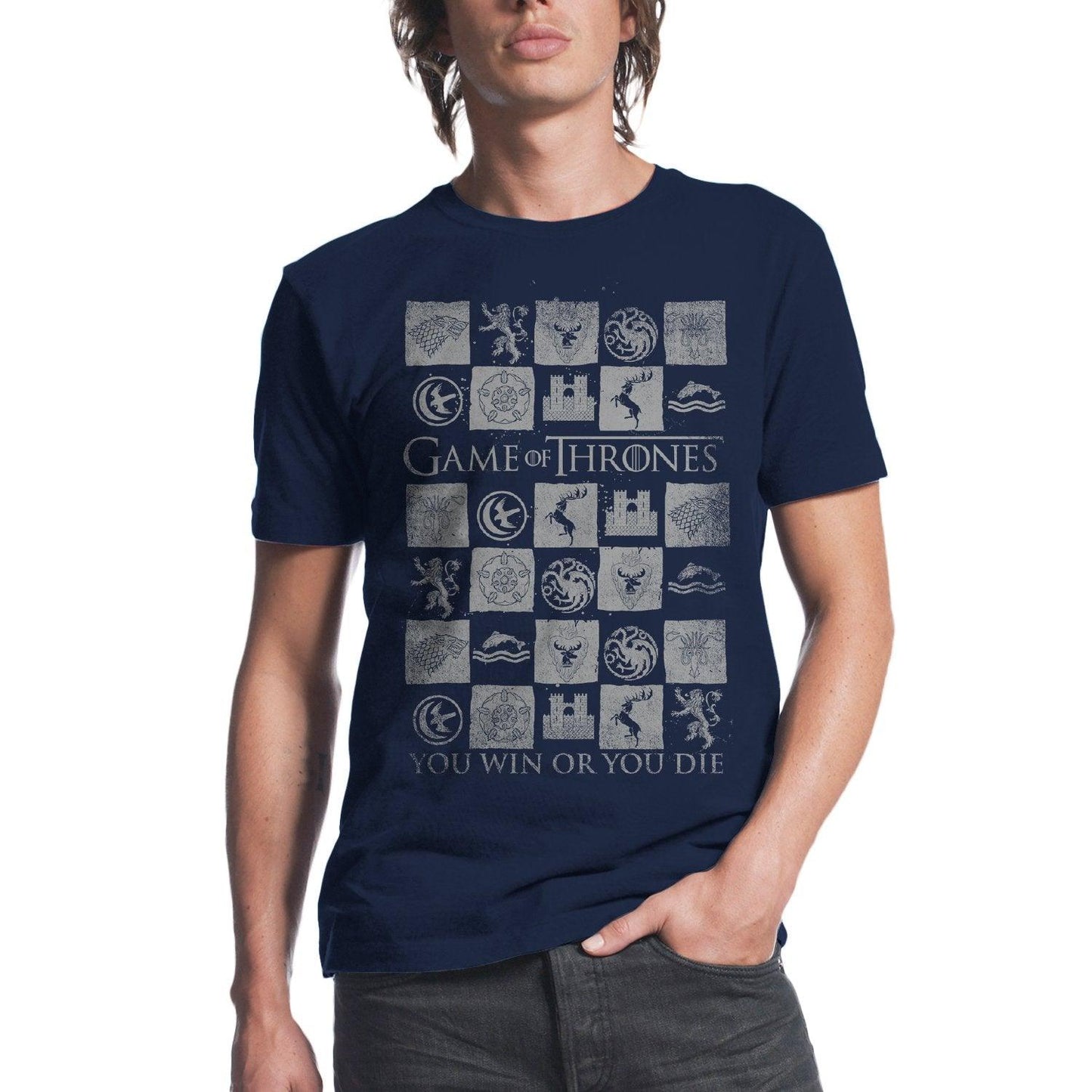 Game of Thrones You Win or You Die Crests T Shirt