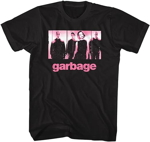Garbage Band / Shirley Manson Officially Licensed Mens T Shirt Black