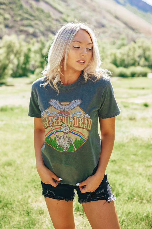 Grateful Dead Classic Tee Womens T Shirt Black
