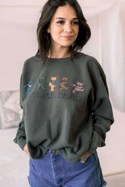 Grateful Dead Backstage Womens Sweatshirt Black