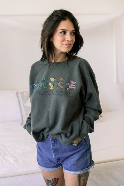 Grateful Dead Backstage Womens Sweatshirt Black