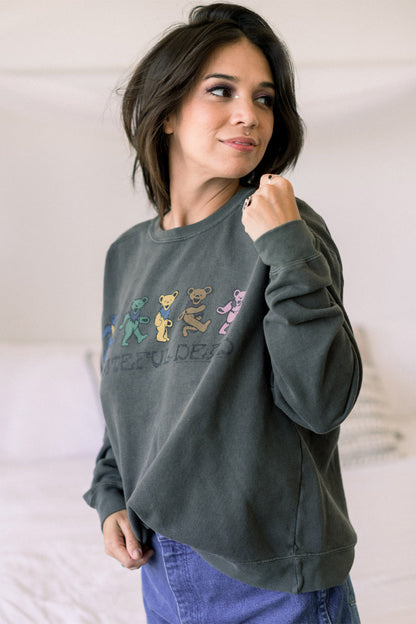Grateful Dead Backstage Womens Sweatshirt Black