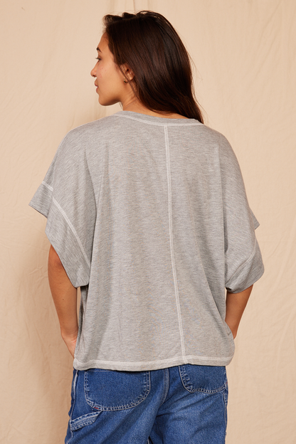 Grateful Dead Bird Song Tee Womens T Shirt Heather Grey