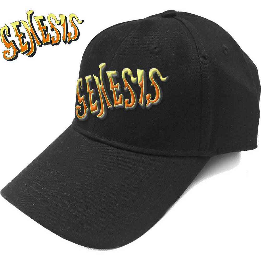 Genesis Orange Classic Logo Hat Black