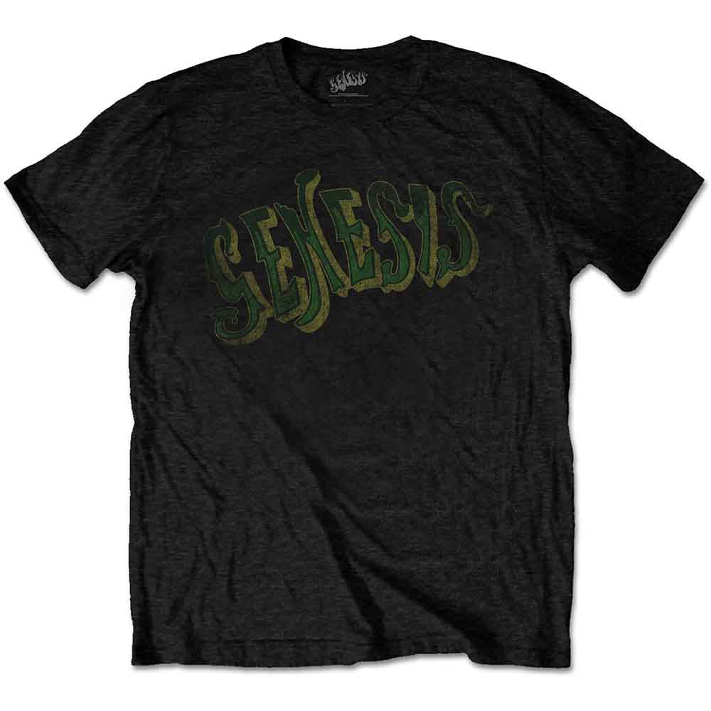 Genesis Vintage Logo - Green Mens T Shirt