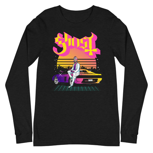 Ghost - Sunset Car Long Sleeve Shirt