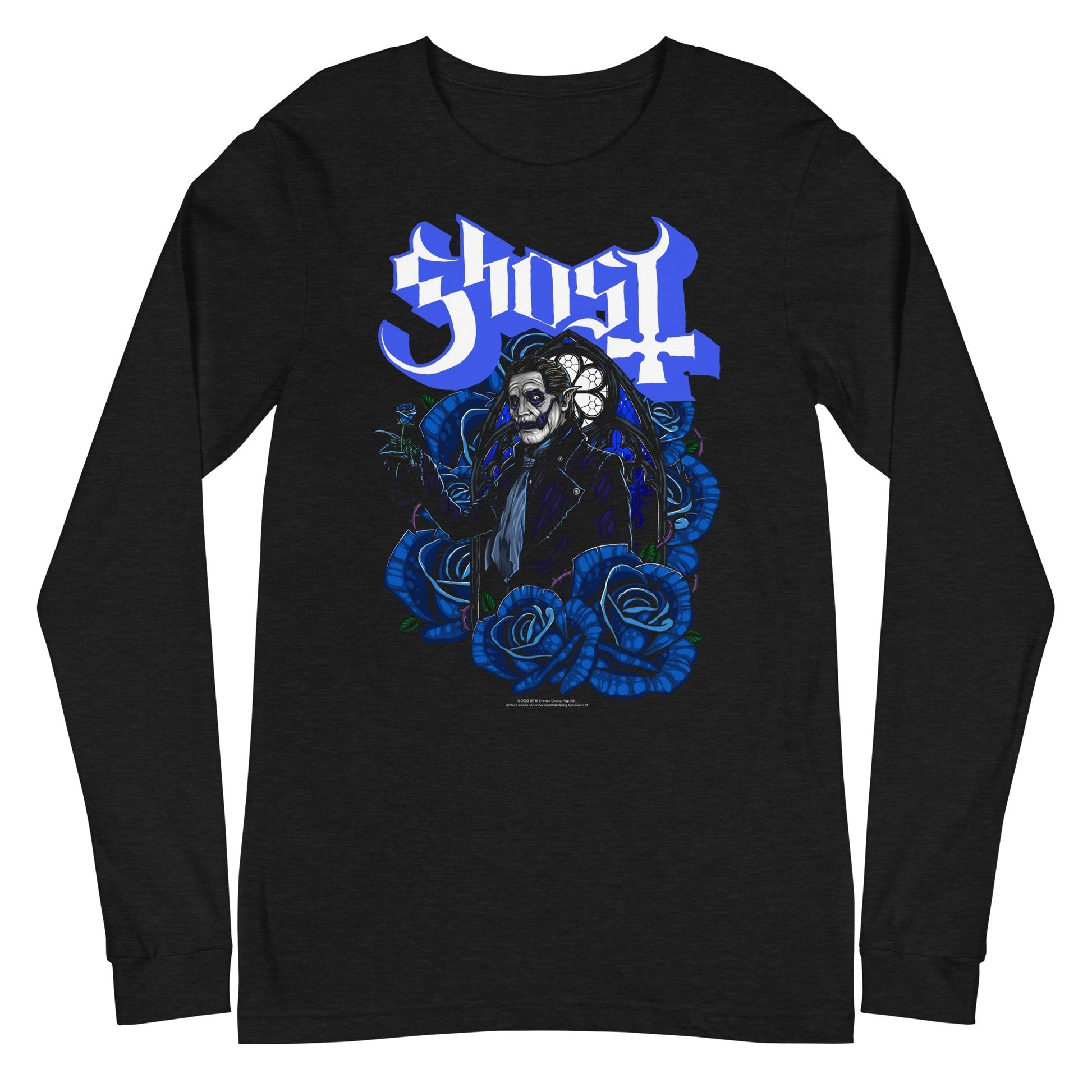 Ghost - Blue Roses Long Sleeve Shirt