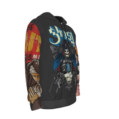 Ghost All-Over Print Pullover Hoodie