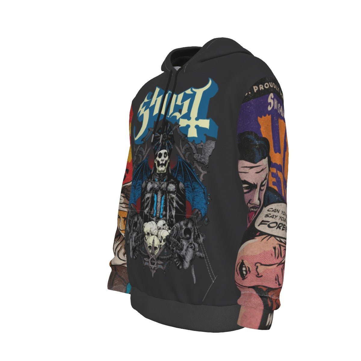Ghost All-Over Print Pullover Hoodie