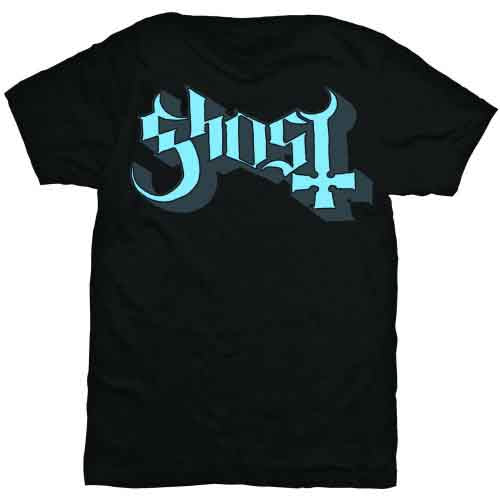 Ghost Blue/Grey Keyline Logo Mens T Shirt
