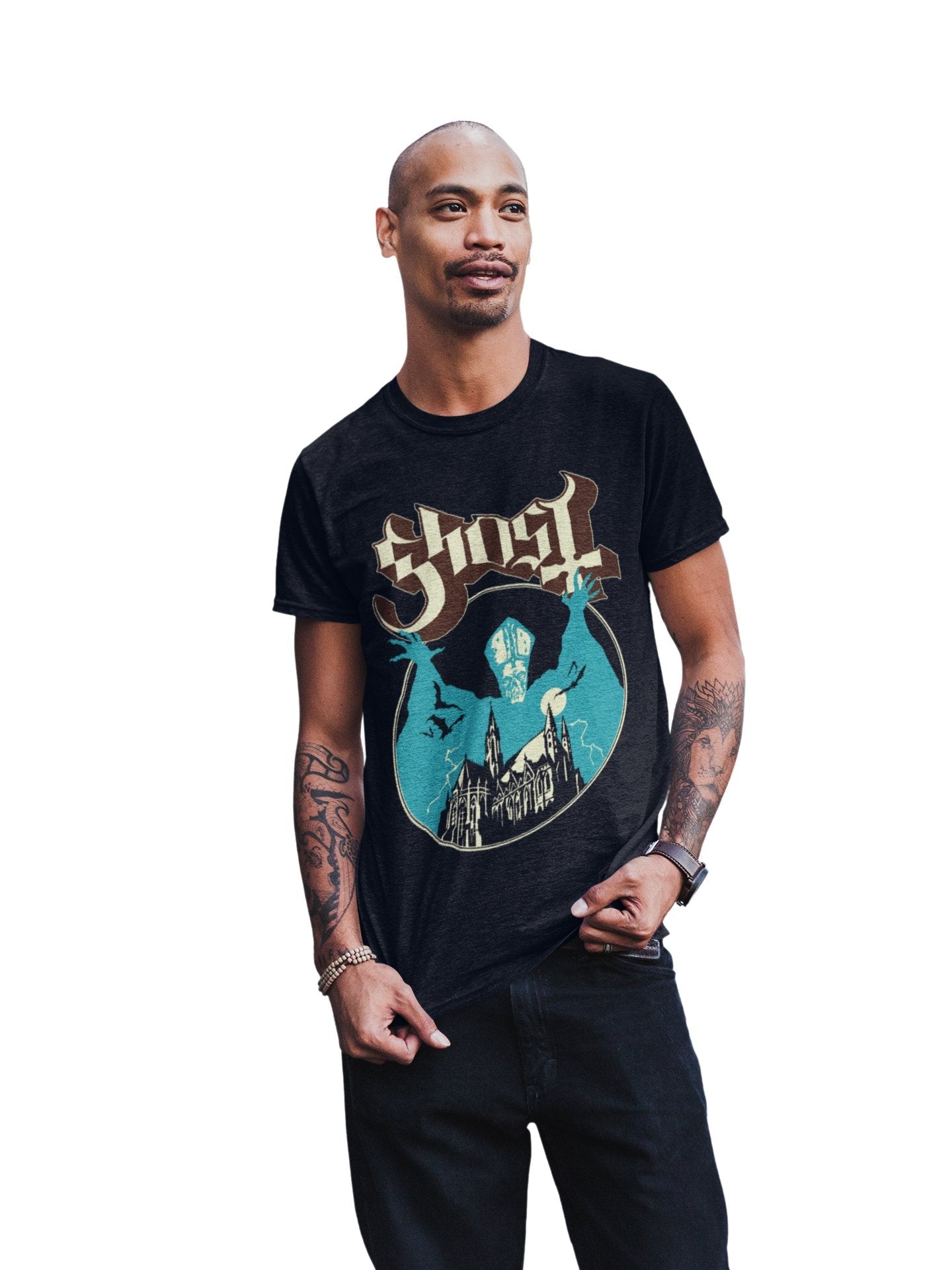 Ghost - Castle Jumbo Print T Shirt