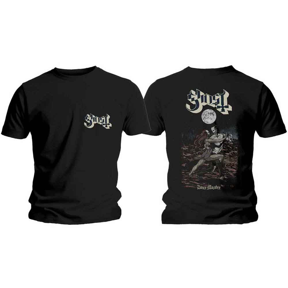 Ghost Dance Macabre Cover & Logo Mens T Shirt