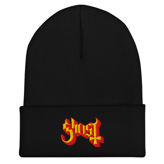 Ghost - Embroidered Beanie Hat