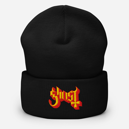 Ghost - Embroidered Beanie Hat
