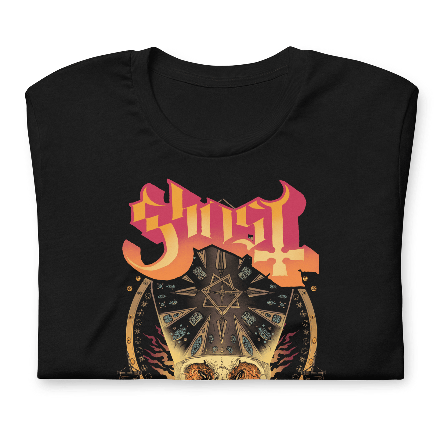 Ghost - Flaming Logo T Shirt
