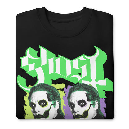 Ghost - Green Jokers Jumbo Print Crewneck Sweatshirt
