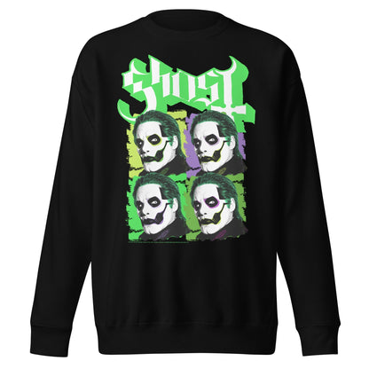 Ghost - Green Jokers Jumbo Print Sweatshirt