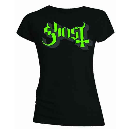 Ghost Green/Grey Keyline Logo Womens T Shirt