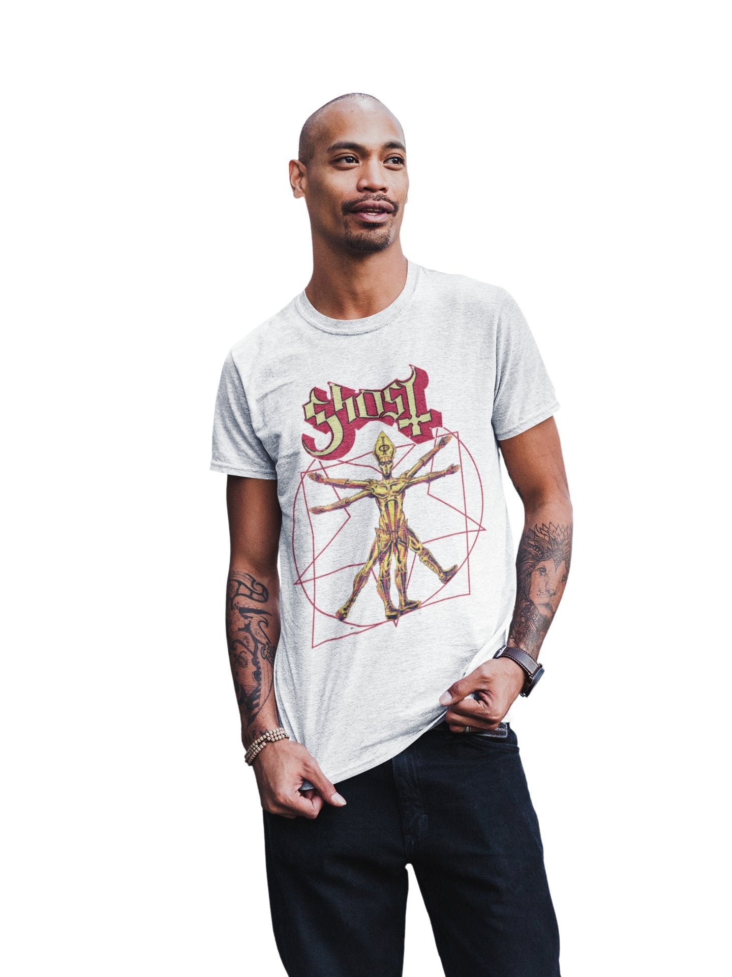 Ghost - In the Machine Jumbo Print T Shirt