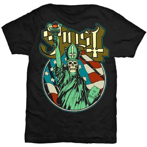 Ghost Statue of Liberty Mens T Shirt