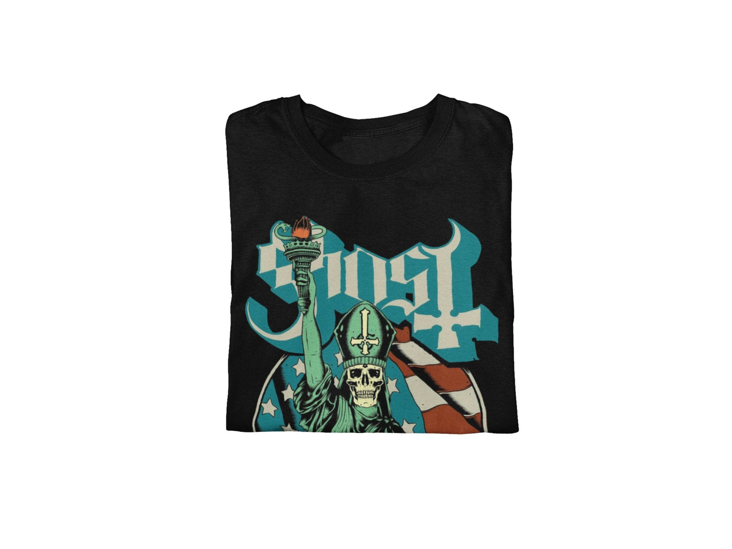 Ghost - Statue of Liberty Jumbo Print T Shirt