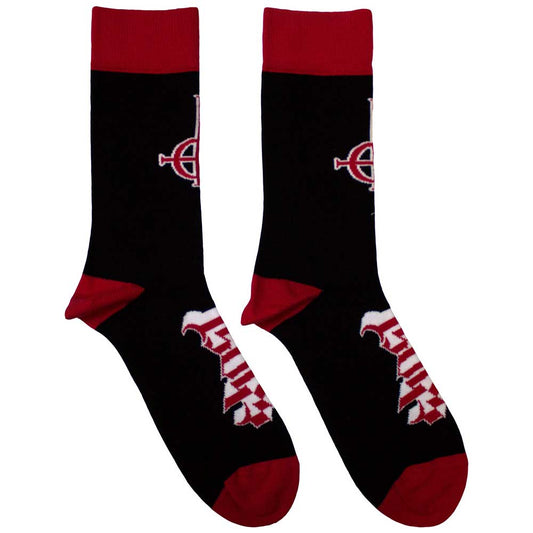 Ghost Symbol Socks Black